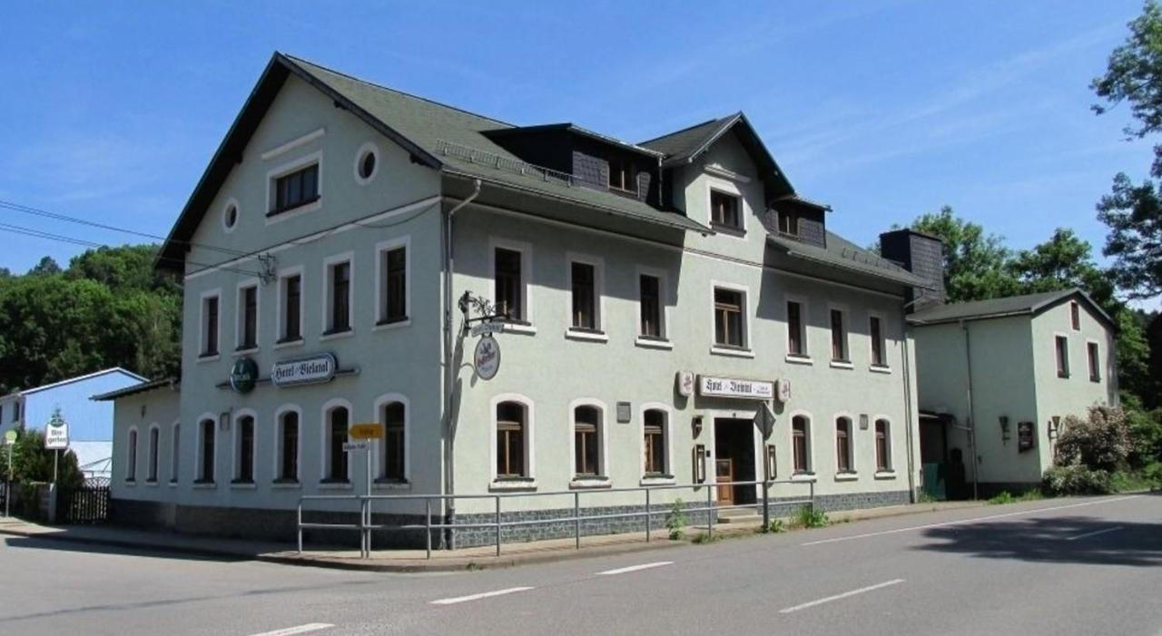 Hotel Bielatal Ольбернхау Экстерьер фото